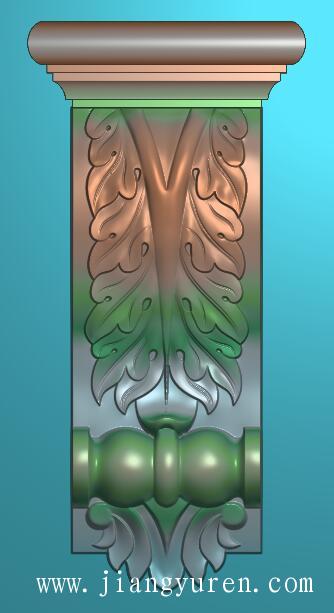 电脑雕刻图浮雕图门上柱头