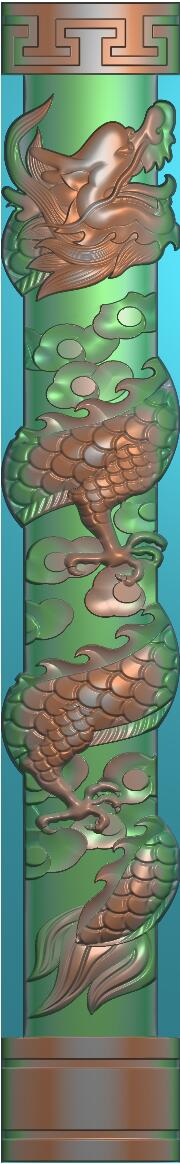 墓碑图精雕图浮雕图石雕龙柱1345