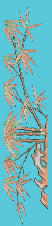 竹子假山盆景浮雕jdp雕刻图源文件