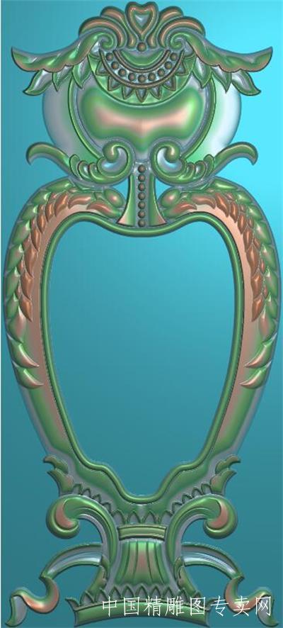 欧式竖洋花木门浮雕图JDP木雕贴图C013