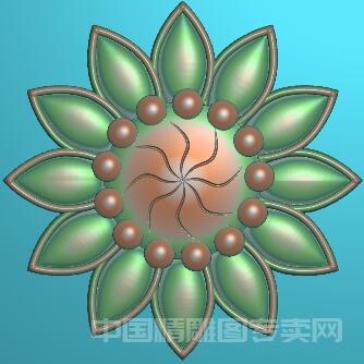 香插花瓣精雕图JDP12个瓣坐莲浮雕素材C487.jpg